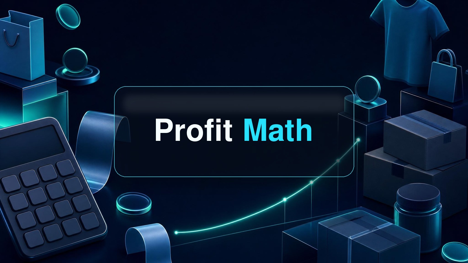 Profit Math blog cover for Etsy fee calculator