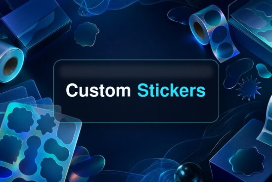 Custom stickers product line cover
