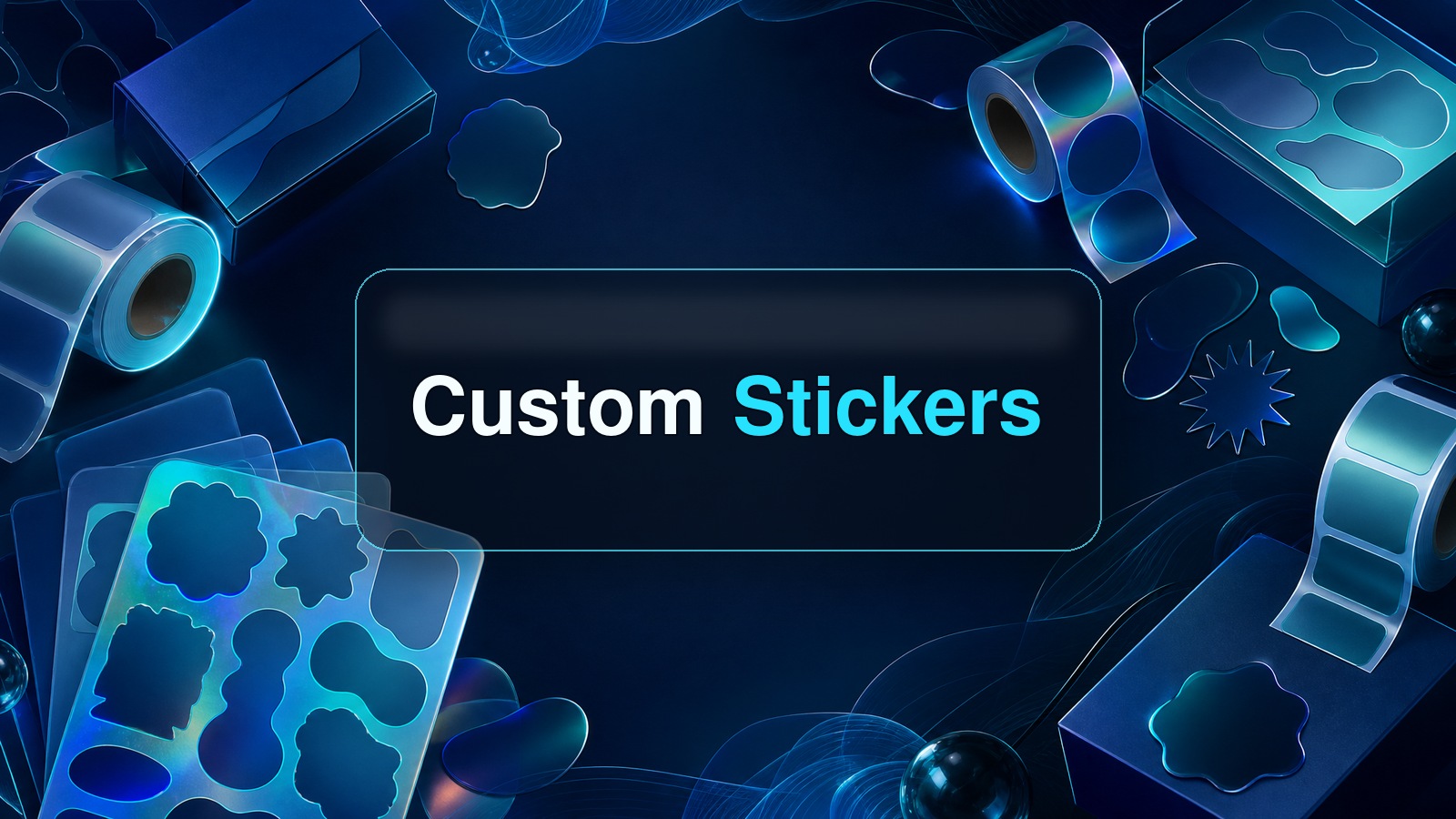 Custom stickers product line cover