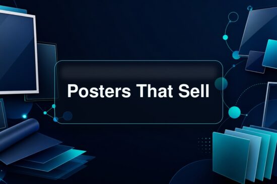 Custom posters wall art line that sells with MyDesigns
