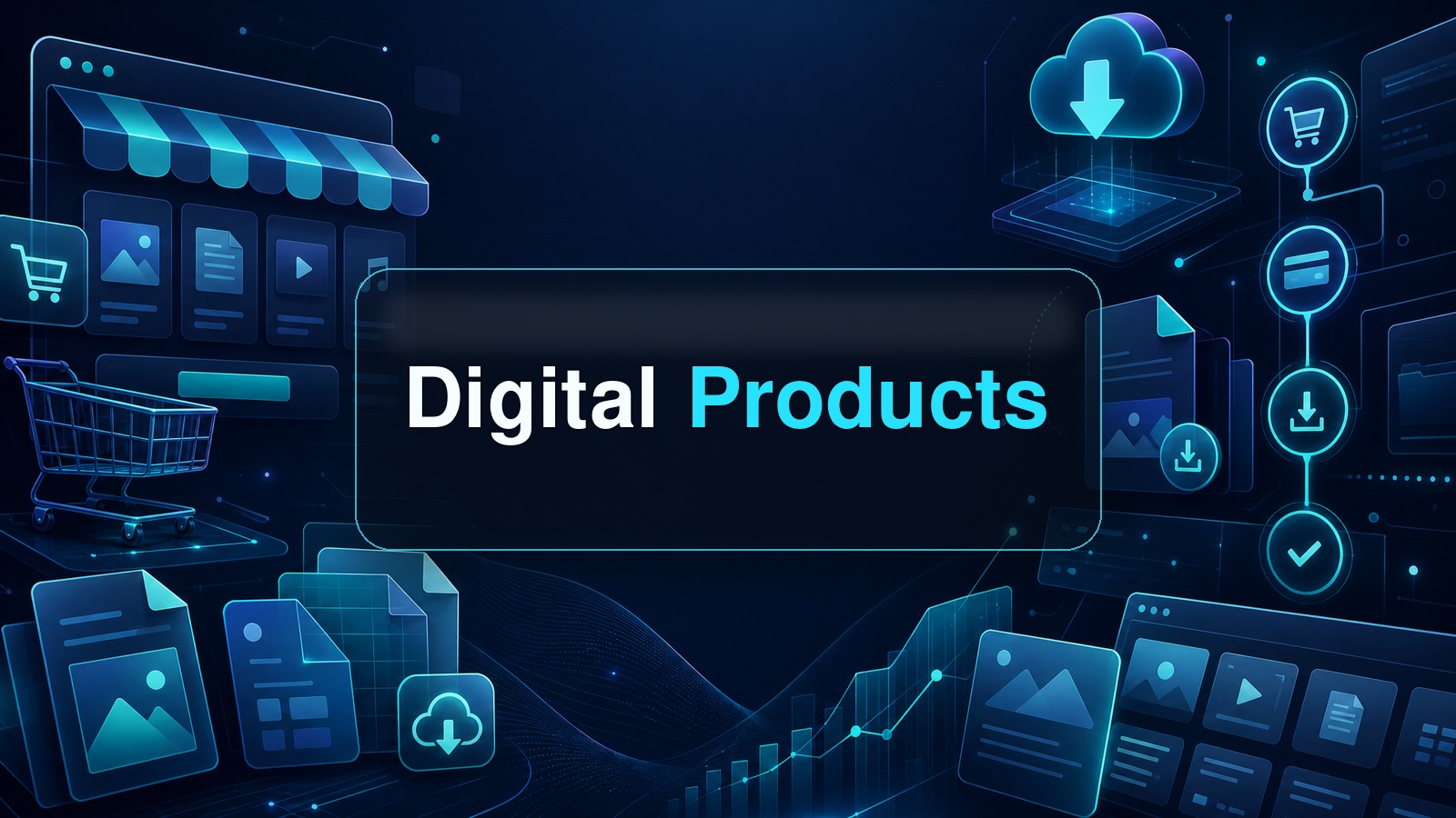 Shopify digital products store workflow with MyDesigns