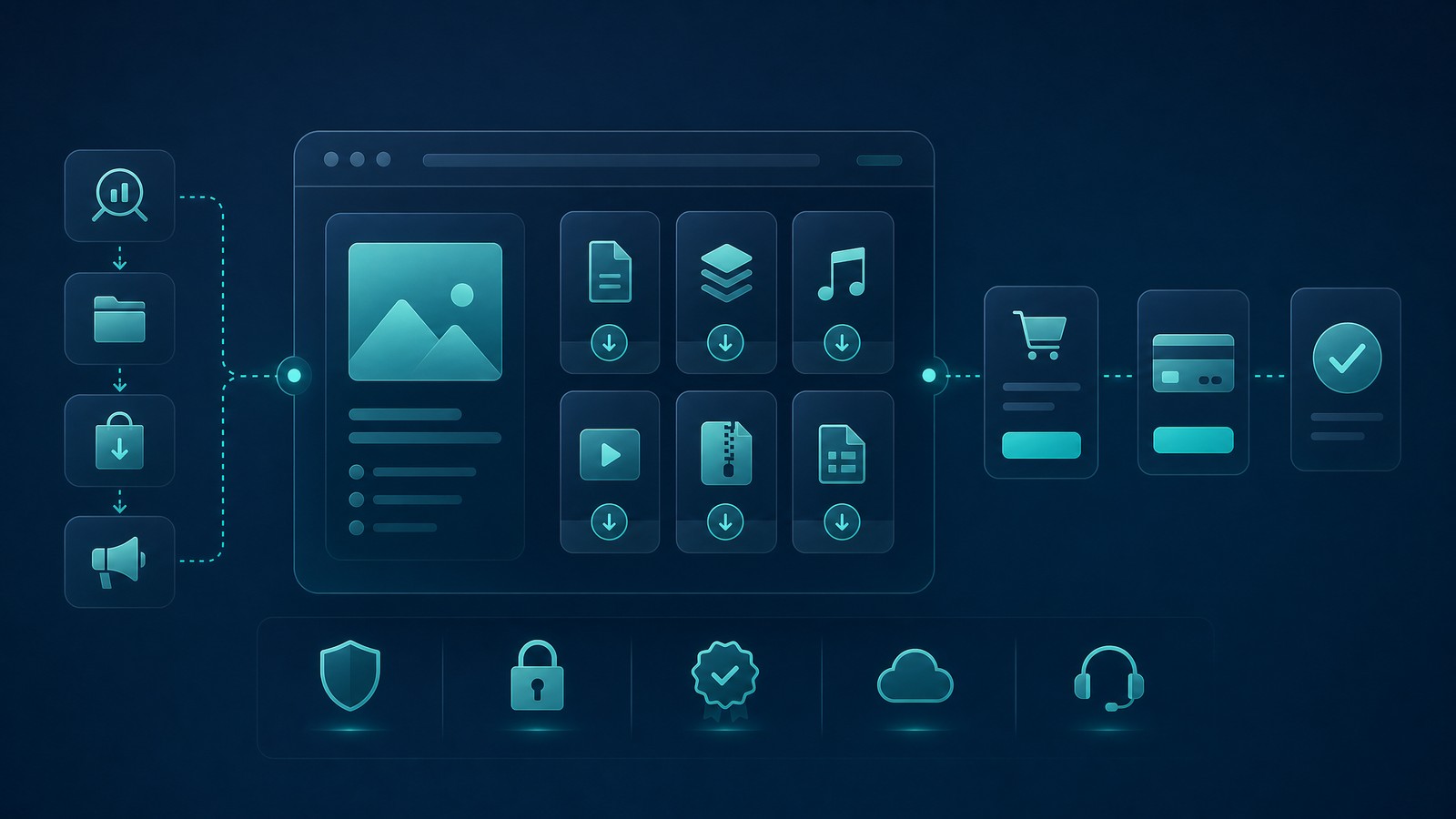 shopify digital products storefront strategy workflow