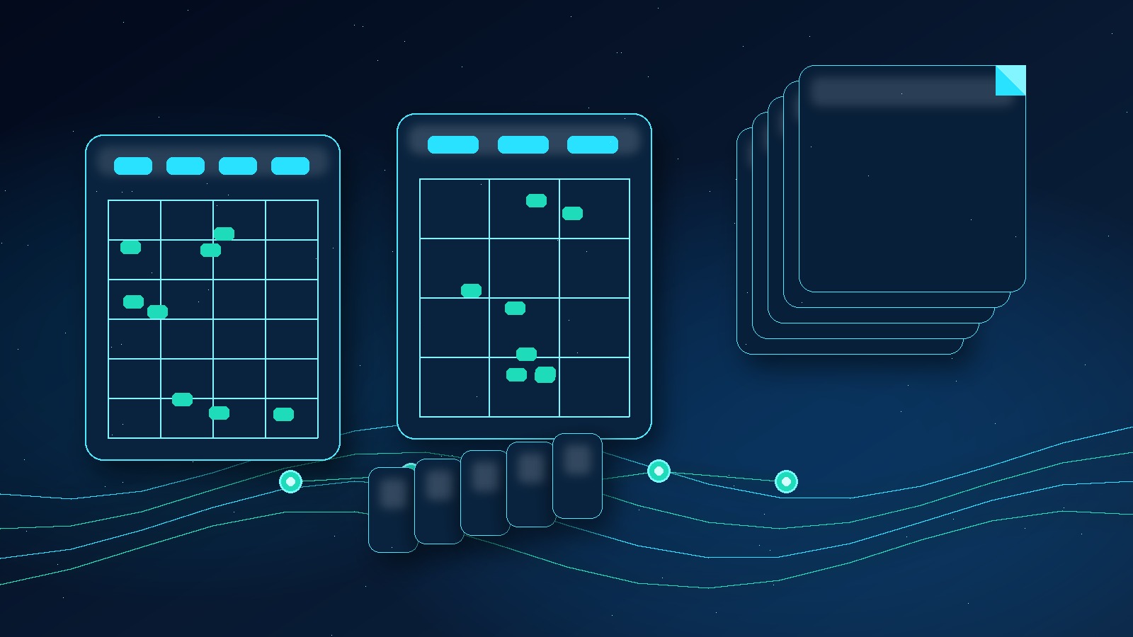 weekly planner template bundle planning illustration
